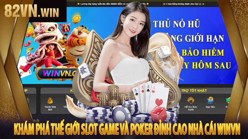 Khám phá thế giới slot game và poker đỉnh cao nhà cái Winvn